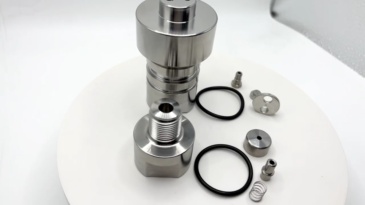 60kis Waterjet Cutting Head Pump Parts 60k Intensifier Check Valve Assembly Water Jet  Cutter Head Machine 010559-3 004384-3
