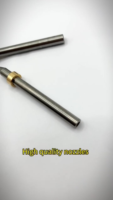 Water Jet Nozzle 7.62*1.02*76.2 Waterjet Parts For ACC For Teenking Machine Water Jet Mixing Tube With Collet 0.300‘’*0.040‘’*3‘’ Abrasive Nozzles For Water Jet, Focusing Tube