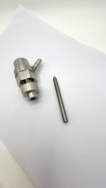 High Pressure Mixing Chamber Assembly For Waterjet Cutting Head Abrasive Valve Body For APW Waterjet Cutter Mixing Head With 7.14mm Intet Body, Nozzle Body