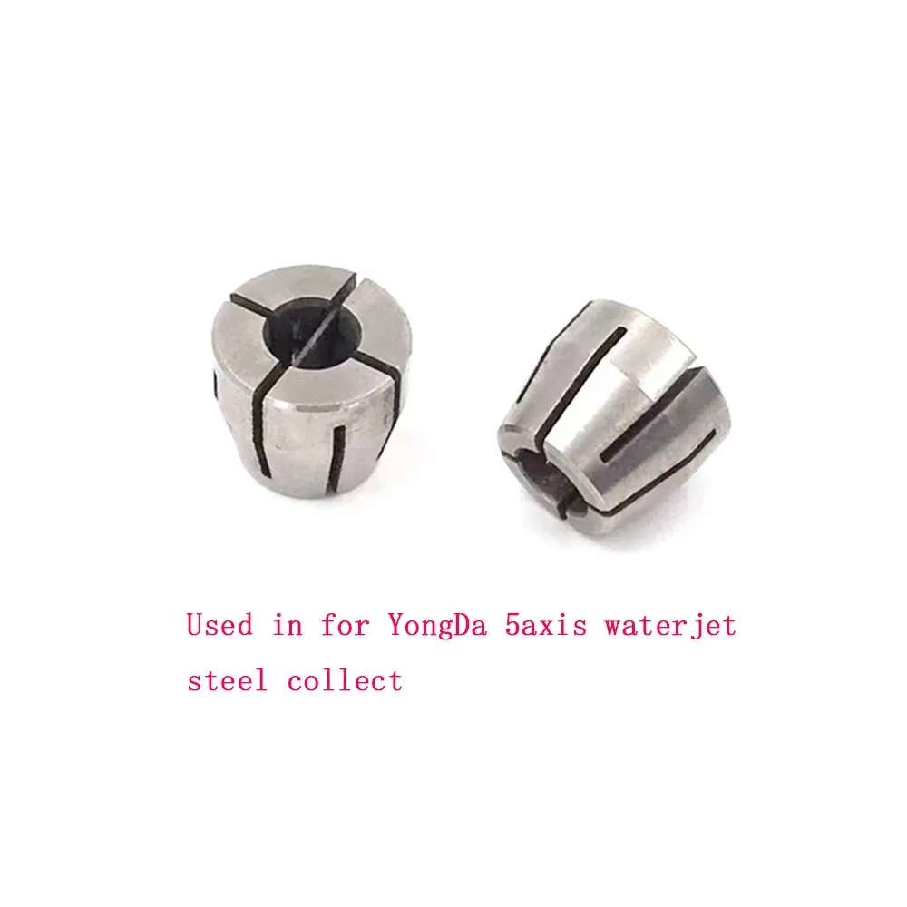 Waterjet Parts 6.35mm Retaining Collet Water Jet Cutting Head 7.14mm Retainer Collet Nozzle Lock Sleeve 60098 009941-1 00951