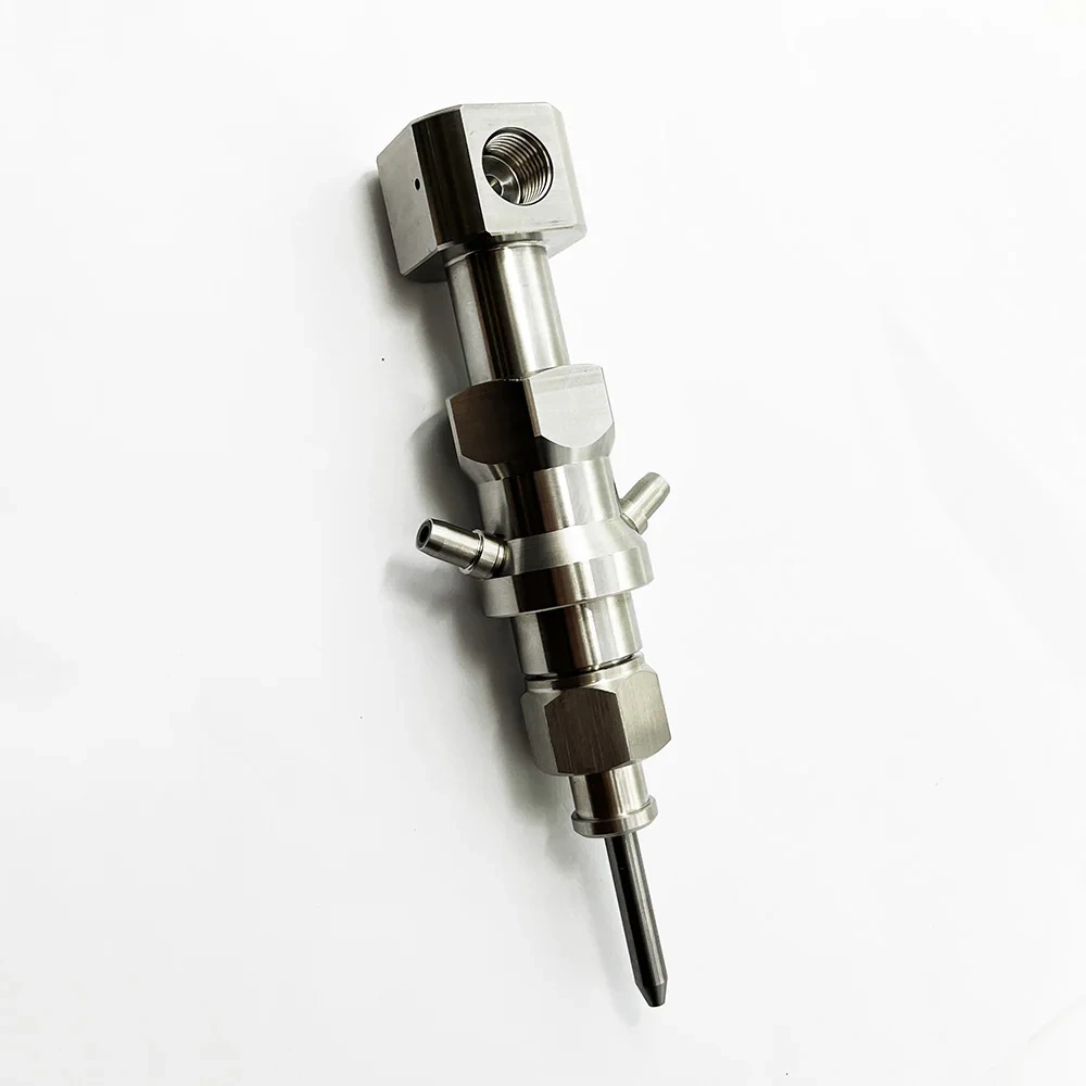 AC 5Axis Water Jet Cutting Spray Head Body Nozzle Body AC-5 Axis Waterjet Head Cutter C-axis Nozzle Tube AC 5 Axis Parts Factory