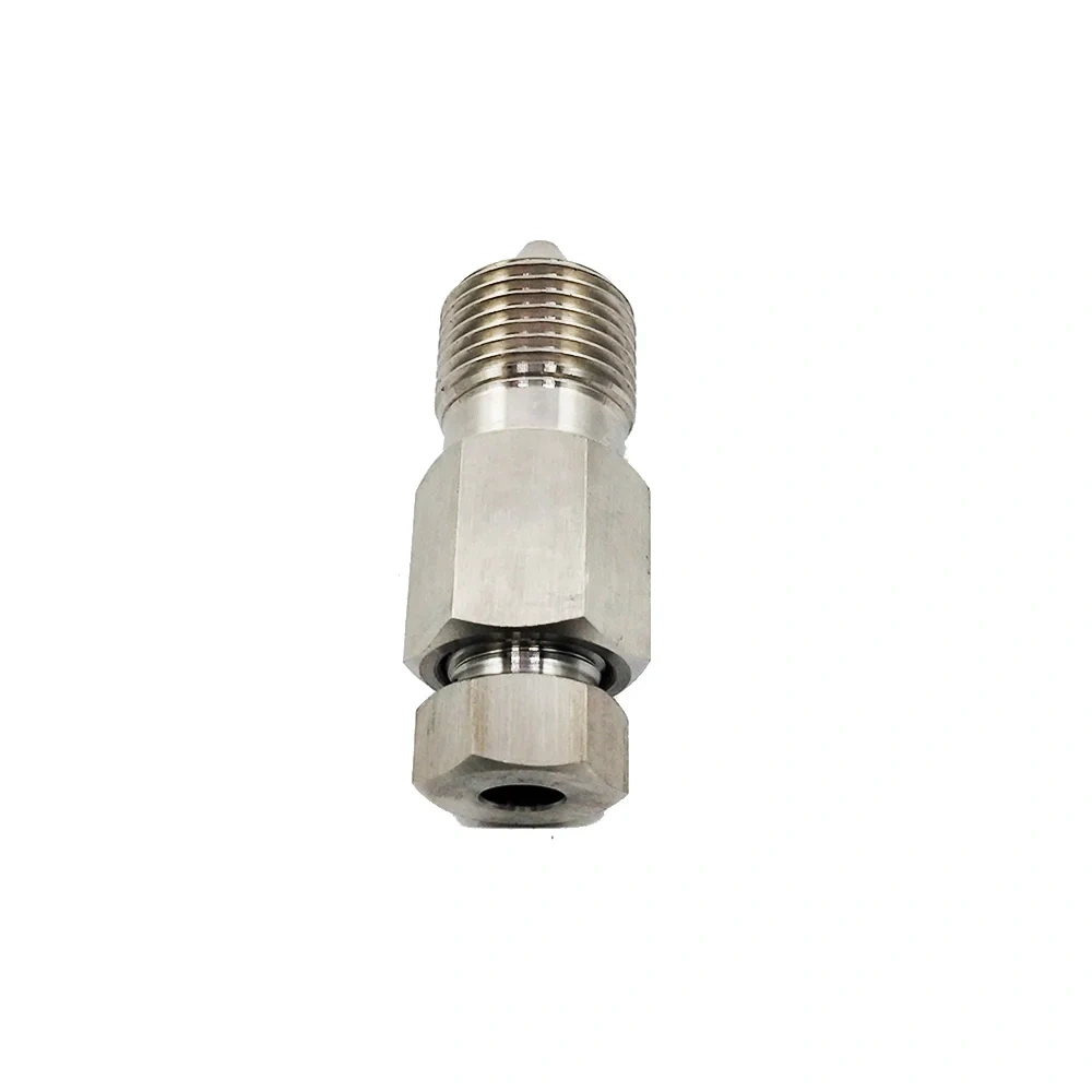 A-0792-1 CNC Water Jet Cutting Head On/Off Valve Adapter Assembly 3/8"M TO 1/4"F Waterjet Cutter 5 Axis Machine 1-11394 10079432