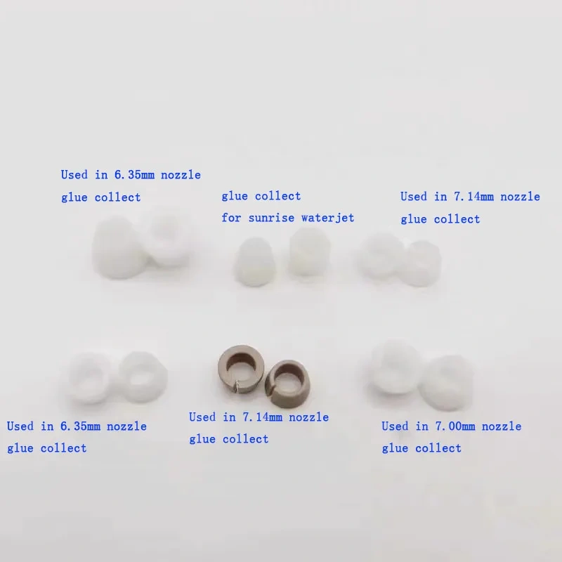 Waterjet Parts 6.35mm Retaining Collet Water Jet Cutting Head 7.14mm Retainer Collet Nozzle Lock Sleeve 60098 009941-1 00951