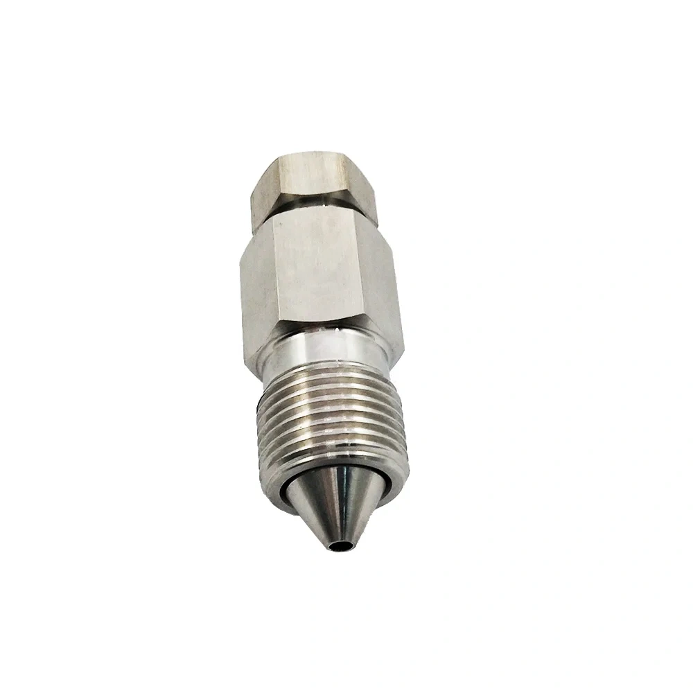 A-0792-1 CNC Water Jet Cutting Head On/Off Valve Adapter Assembly 3/8"M TO 1/4"F Waterjet Cutter 5 Axis Machine 1-11394 10079432
