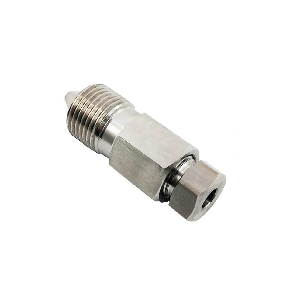 A-0792-1 CNC Water Jet Cutting Head On/Off Valve Adapter Assembly 3/8"M TO 1/4"F Waterjet Cutter 5 Axis Machine 1-11394 10079432