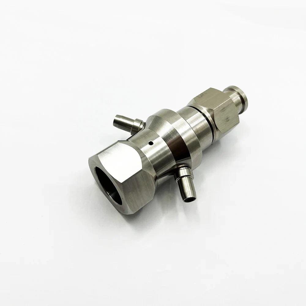 AC 5Axis Water Jet Cutting Spray Head Body Nozzle Body AC-5 Axis Waterjet Head Cutter C-axis Nozzle Tube AC 5 Axis Parts Factory