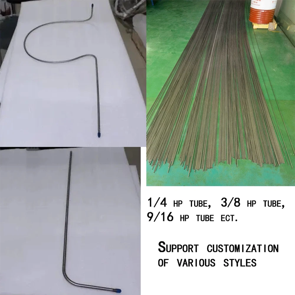 Waterjet Parts 10Metres 1/4 High Pressure Tube 1/4'' HP Pipe Autofrettaged Tubing Water Jet Cutting Head 6.35mm HP Tubes 50000-1