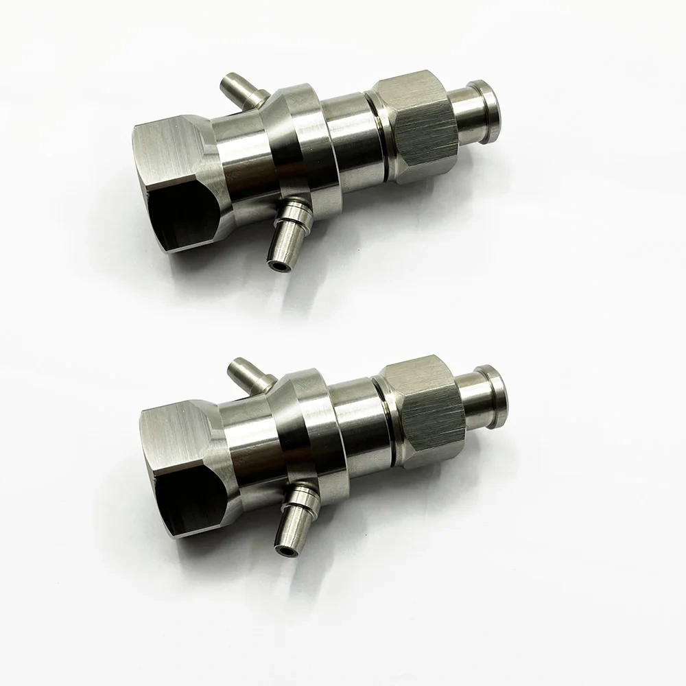 AC 5Axis Water Jet Cutting Spray Head Body Nozzle Body AC-5 Axis Waterjet Head Cutter C-axis Nozzle Tube AC 5 Axis Parts Factory
