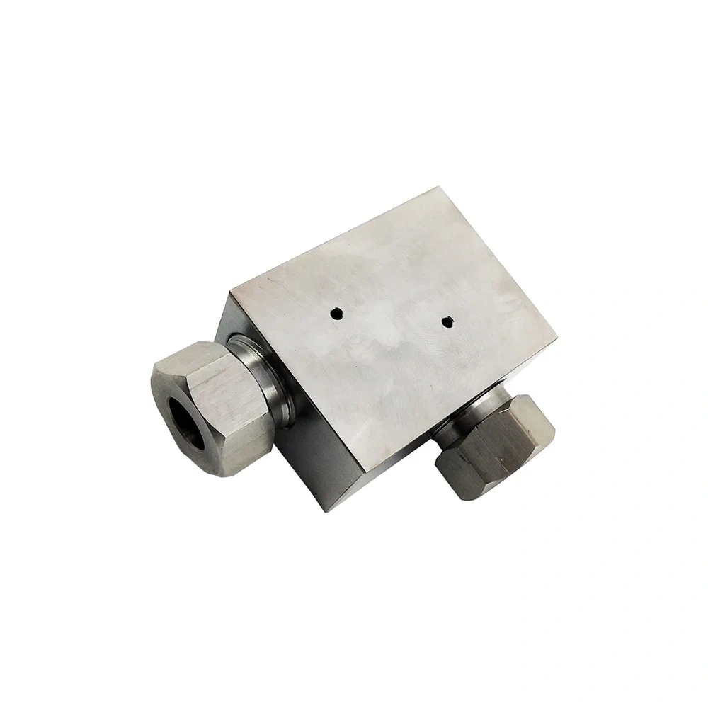 Waterjet Cutting Parts 3/8'' 1/4'' HP Stainless Steel Elbow 3/8 1/4 Elbow Assy Water Jet Cutting Head Tubing Fittings A-0775-2