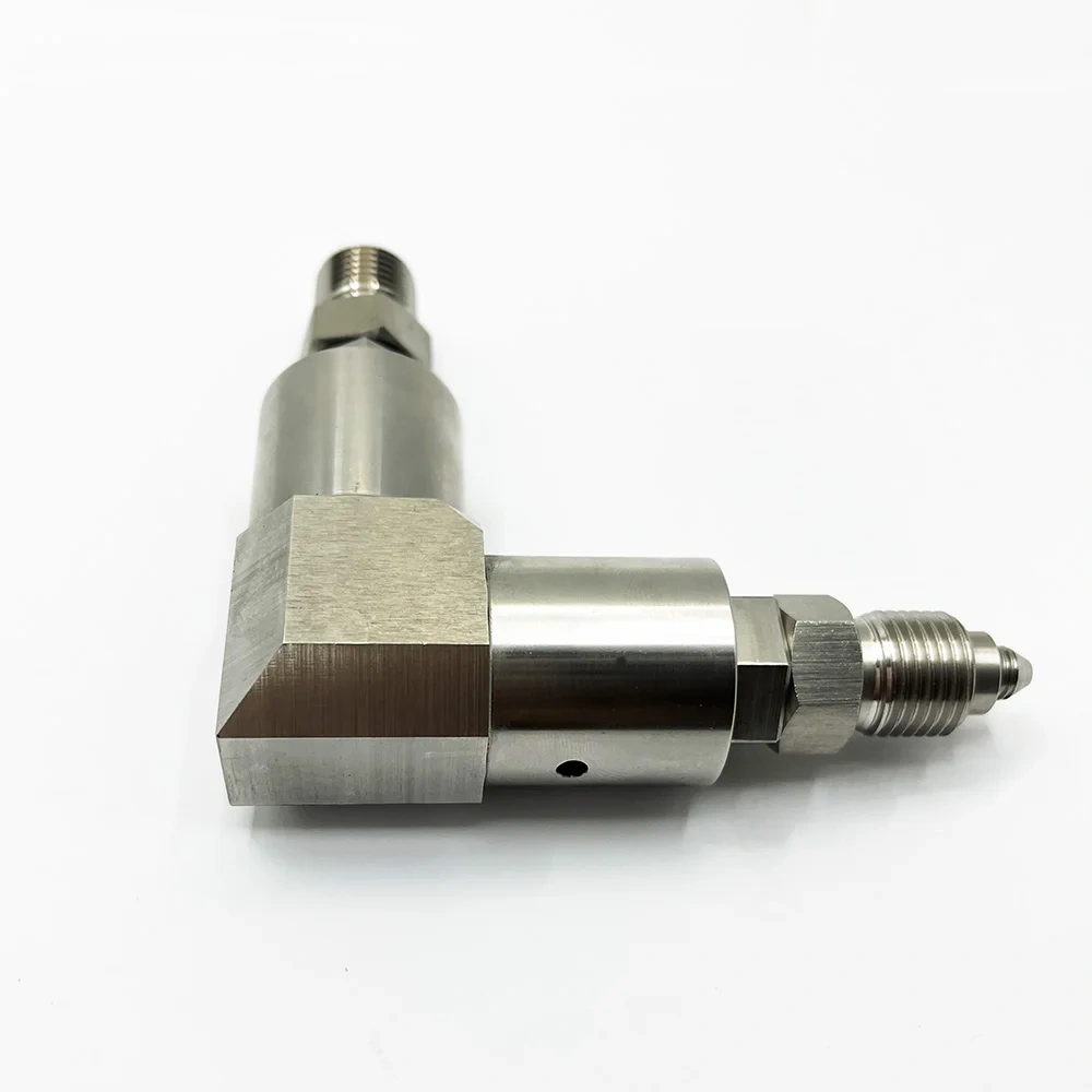Waterjet Cutter Head 60K 1/4" 90 Degree Dual Axis Swivels Dual-axis 90° HP Swivel Assembly 1/4 in. CNC Waterjet 1-13123 B-5725-1
