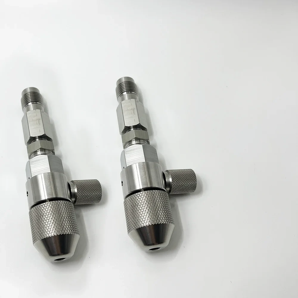 Affordable AccuValve Water Jet Cutting Heads British Teeth For AccuStream Side-inlet Abrasive Waterjet Cutter Head Assembly 7.14