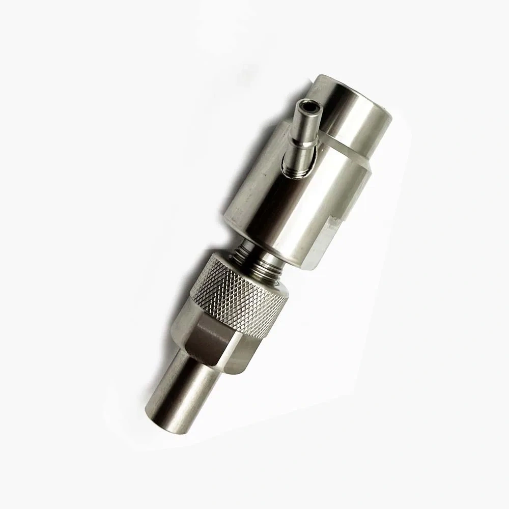 Supplier CNC For Dardi Water Jet Cutting Heads Spare Abrasive Inlet Body 3axis Mixing Chamber Waterjet Cutter Head Body With Nut
