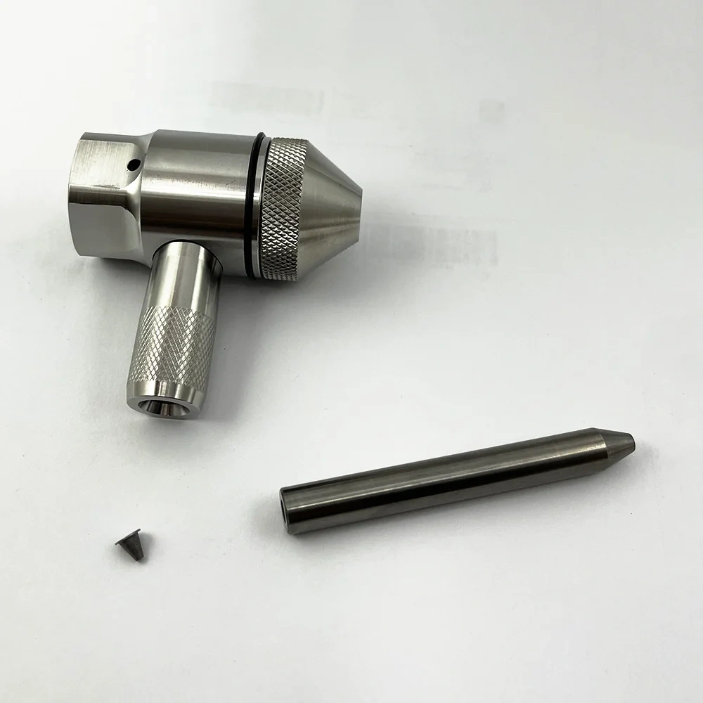 204779500 4100Bar Waterjet Cutting Head IDE II Assembly Diamond Orifice 014" W/ Short Stop Filter Element 20477950014 WKSSF014