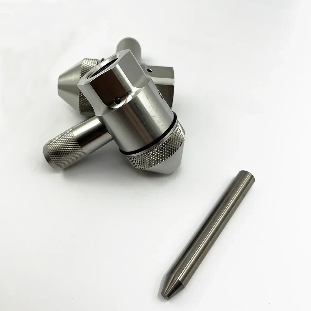 Abrasive Waterjet Head IDE II Assembly 60K / 4100 Bar Diamond Orifice .014" Cutting Head Assembly 204779590 20477959014 WKIDE014