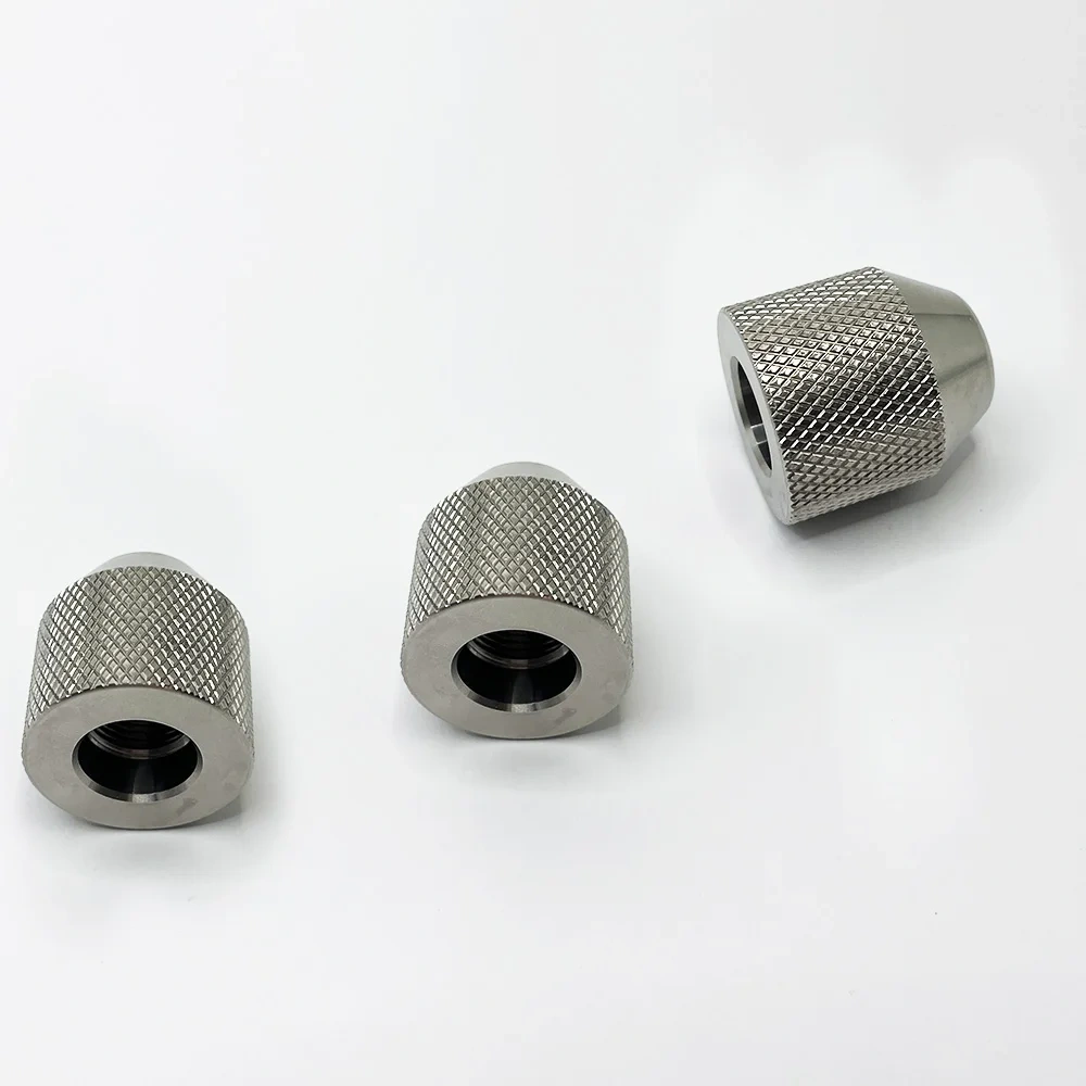 For AccuStream Water Jet Cutting Abrasive Nozzle Clamp AccuLine Waterjet Cutter Heads AccuValve Adjusting Nut 7.14mm Nozzle Nuts