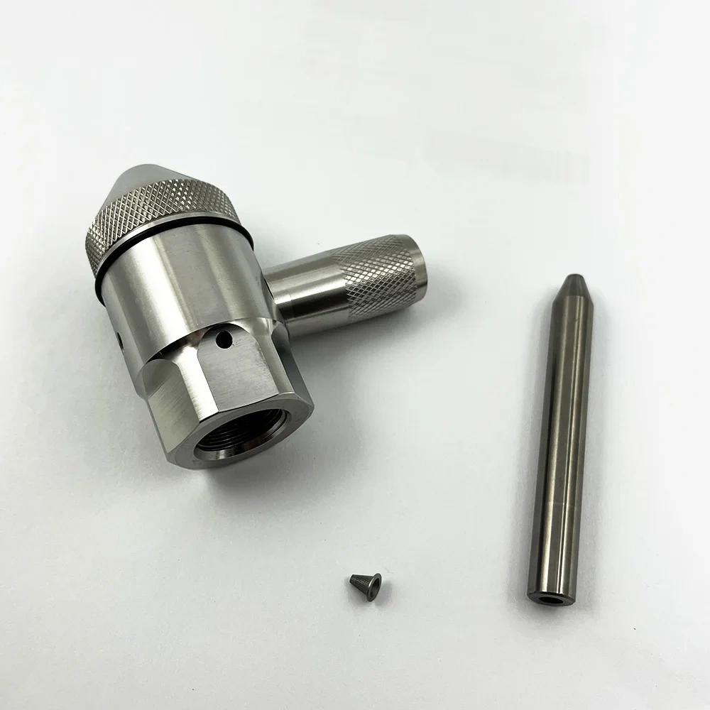 204779500 4100Bar Waterjet Cutting Head IDE II Assembly Diamond Orifice 014" W/ Short Stop Filter Element 20477950014 WKSSF014
