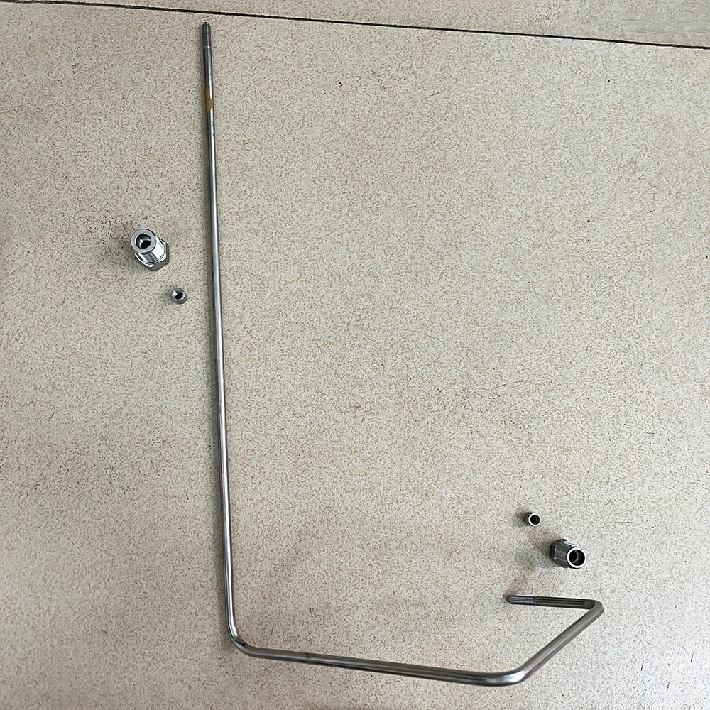 Customized Water Jet Cutting 1/4'' High Pressure Pipe Autofrettaged Tubing For TeenKing Waterjet Cutter Head Part 6.35mm HP Tube