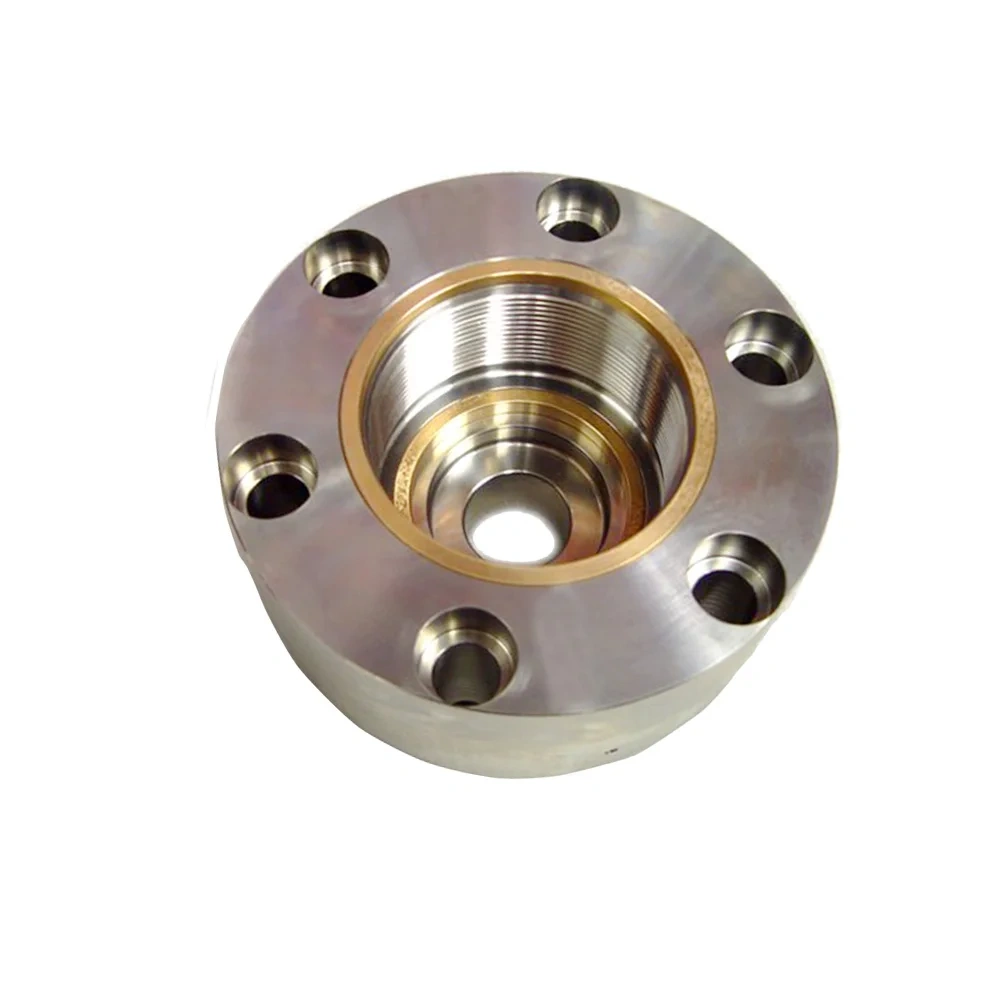 Waterjet Parts Hydraulic Cylinder Head Assembly SLV 75s/100s For KMT Water Jet Cutting Head Intensifier Pump End Bell 20416445