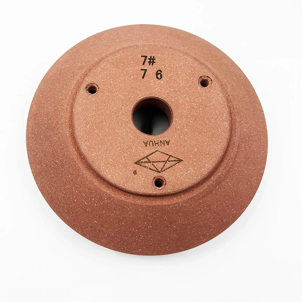 Glass Grinding Wheel Beveling Machine Red Bottom Resin Wheel Bowl Type Sharpening Saws Resin Grinding Wheel 150*12/22*15*12