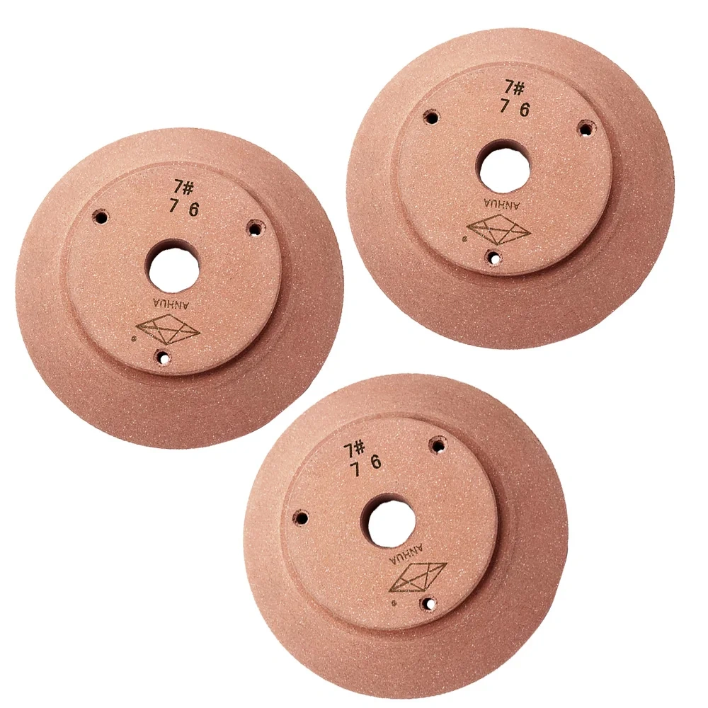 Glass Grinding Wheel Beveling Machine Red Bottom Resin Wheel Bowl Type Sharpening Saws Resin Grinding Wheel 150*12/22*15*12