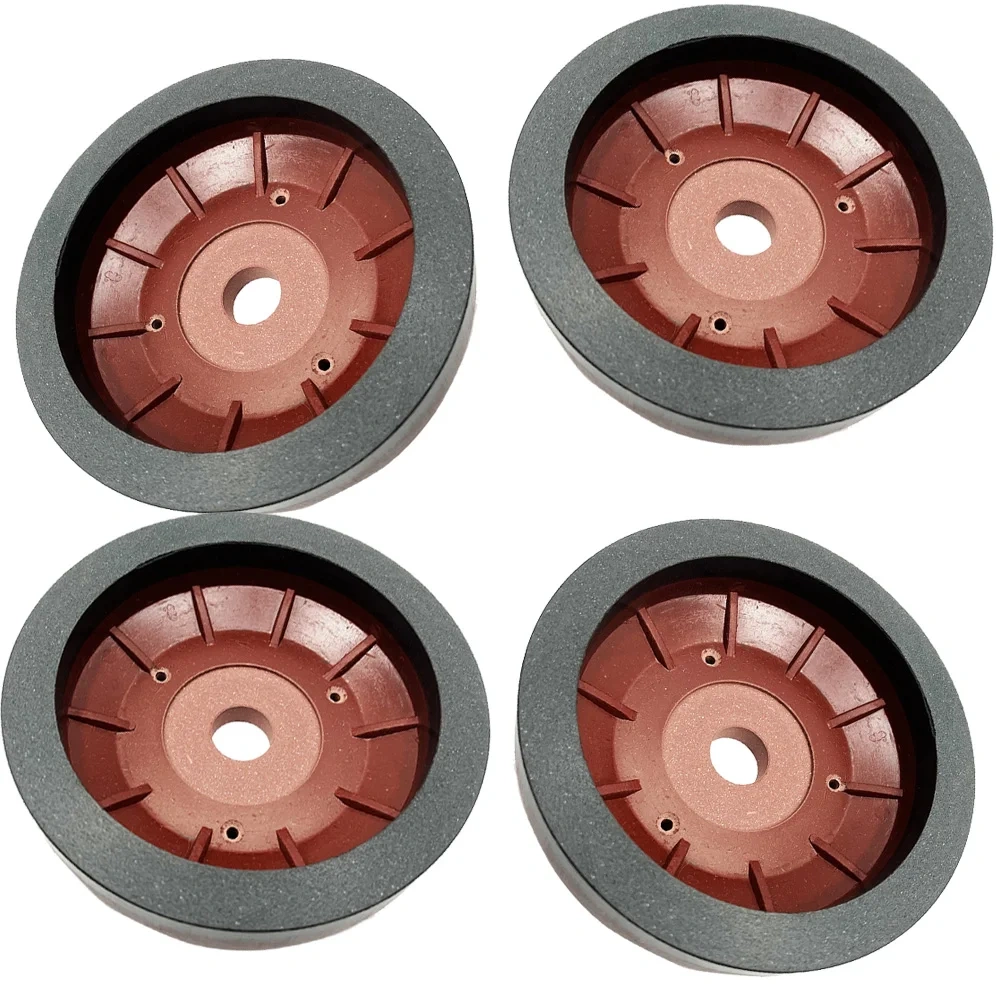 Glass Grinding Wheel Beveling Machine Red Bottom Resin Wheel Bowl Type Sharpening Saws Resin Grinding Wheel 150*12/22*15*12
