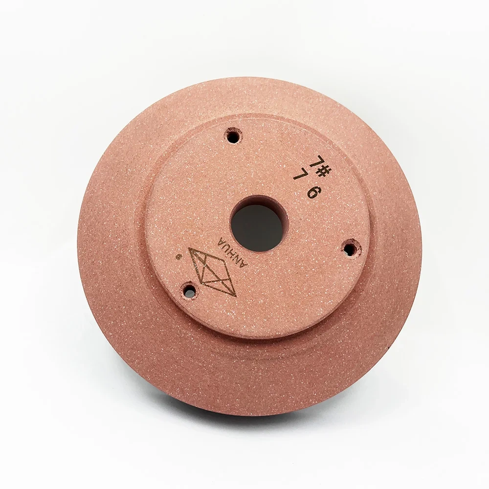 Glass Grinding Wheel Beveling Machine Red Bottom Resin Wheel Bowl Type Sharpening Saws Resin Grinding Wheel 150*12/22*15*12