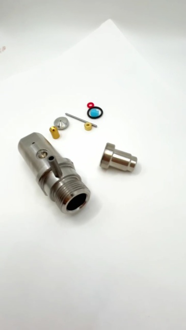 60K CNC Water Jet Cutting Head High Pressure Valve Body For H2O Waterjet  Cutter Head Parts On/Off Valve Body 010104-1 100048-3