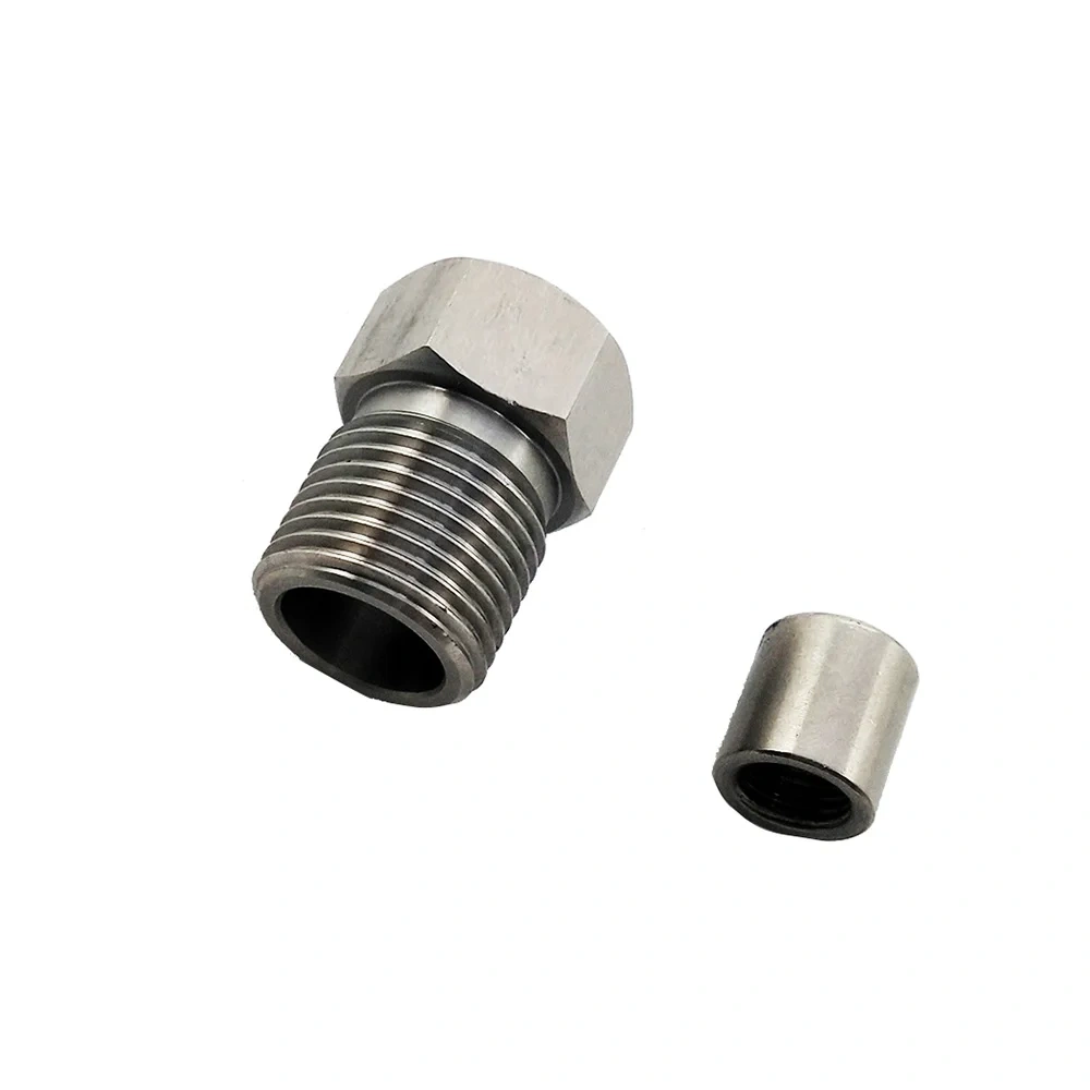 20452959 Waterjet Parts Intensifier UHP Stainless Steel 1/4 Collar 100K / 6900bar Waterjet Cutting PRO I II III Collars 1/4" 90k