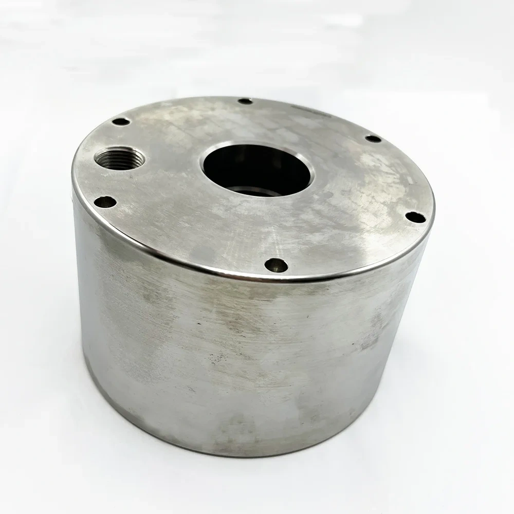 60K Speed Waterjet Cutting Head Intensifier End Cap Assembly High Pressure End Cap HP End Bell 061751-1 321276-1 301004-1