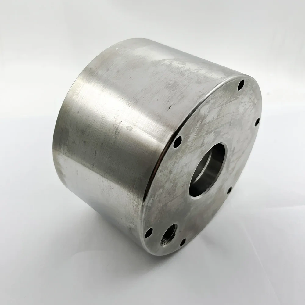 60K Speed Waterjet Cutting Head Intensifier End Cap Assembly High Pressure End Cap HP End Bell 061751-1 321276-1 301004-1