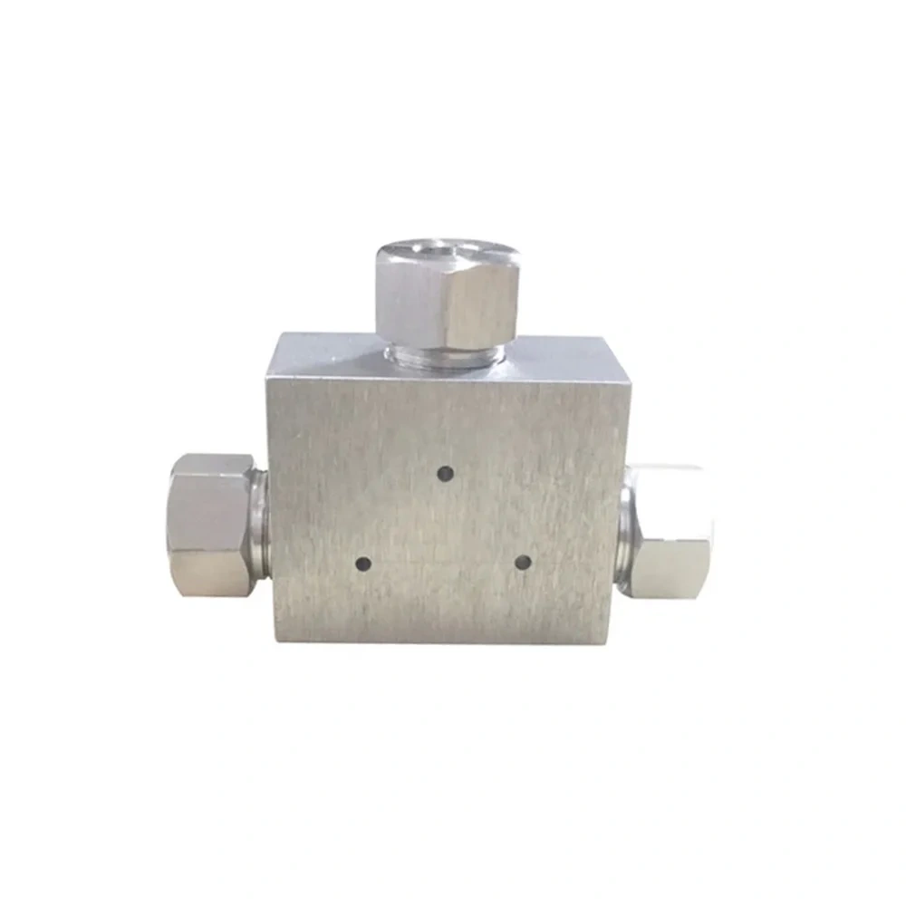 20455812 Waterjet Part Intensifier Waterjet Cutting PRO I II III Tees 3/8" 90k UHP Stainless Steel 3/8 Tee Assembly 100K/6900bar