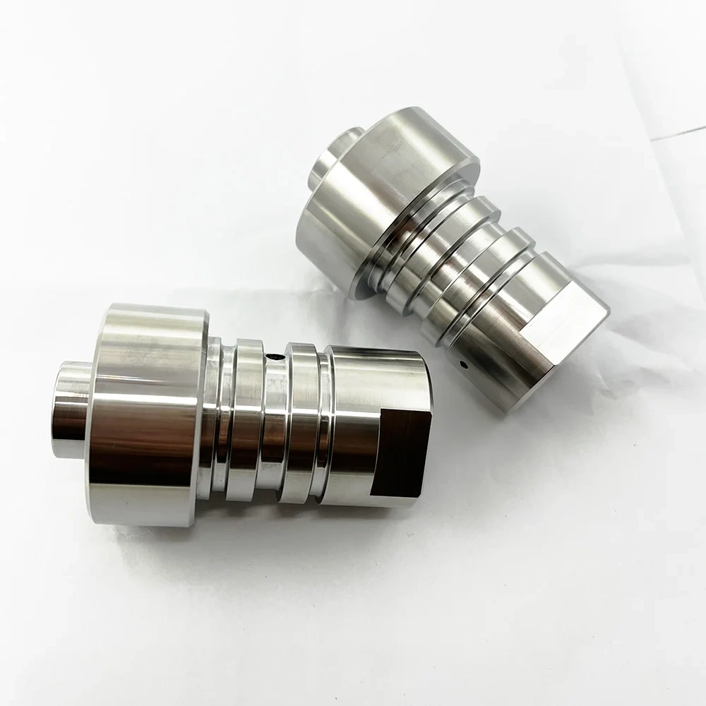 CNC Waterjet Intensifier Parts Check Valve Main Body 60K For H2O Water Jet Cutter Head Inlet Body, Check Valve 004383-3 100009-1