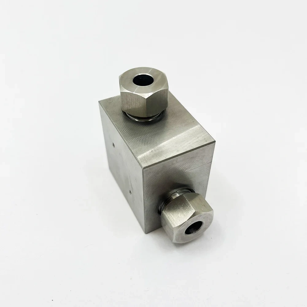 Waterjet Cutting PRO I II III Elbow 3/8" 100K Waterjet Parts Intensifier UHP Stainless Steel 3/8 Elbow Assembly 90k 20455809