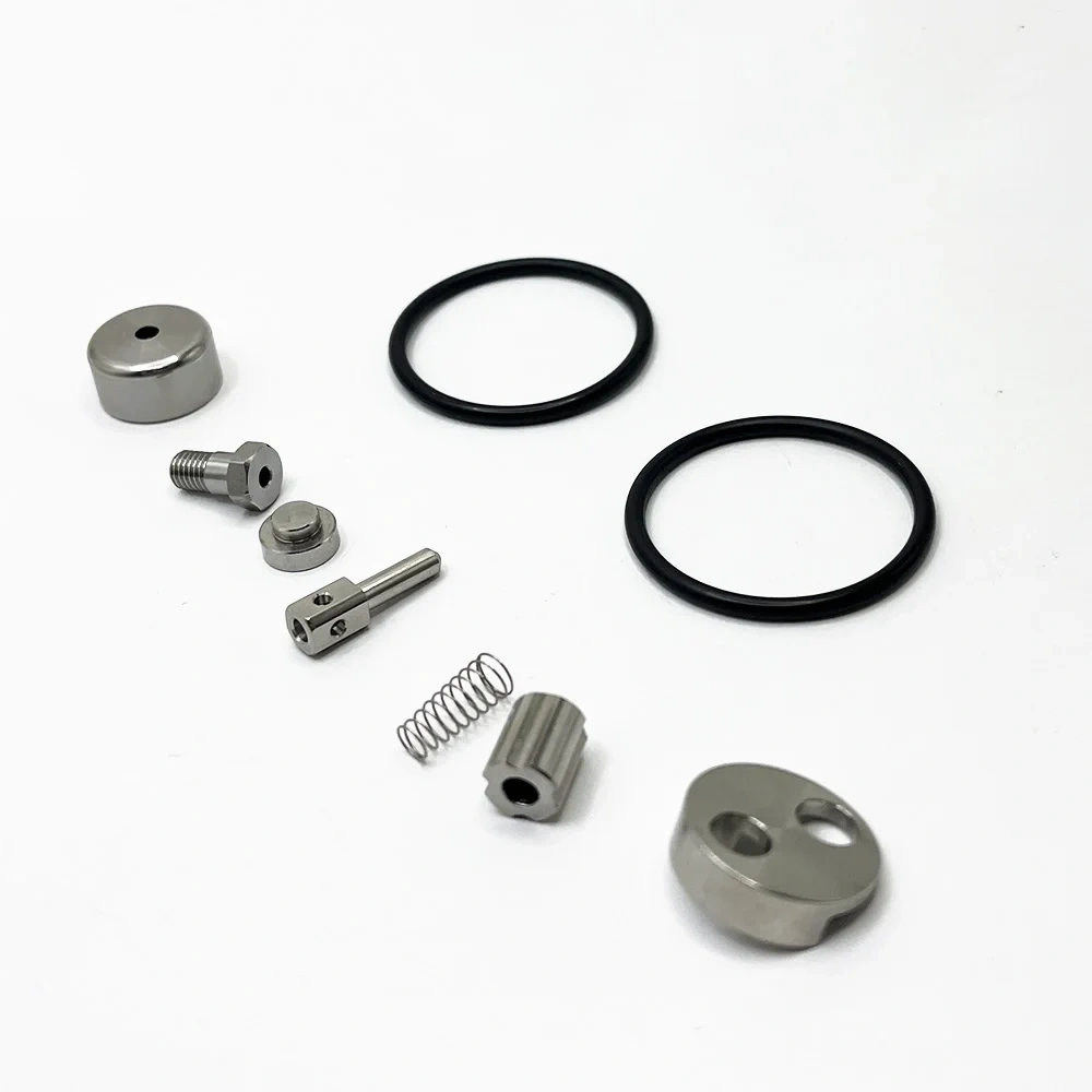 Waterjet Cutter Intensifier Check Valve Spring Retainer Water Jet 102007-1 Outlet Poppet, Check Valve Spring 400130-1 102008-1