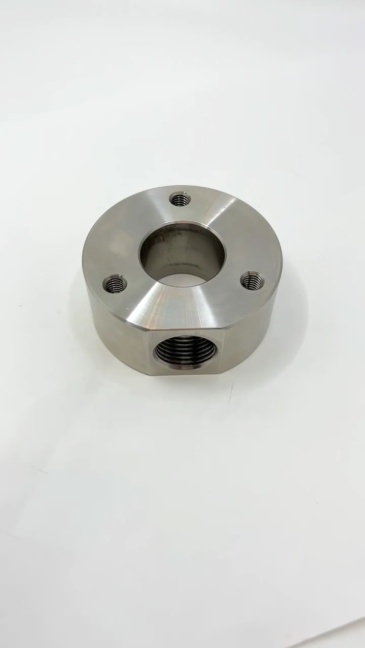 Water Jet Accessories Parts Round 3/8" On/Off Valve High-pressure Collar Mounting Block Waterjet Cutter Head 002895-1 100040-4