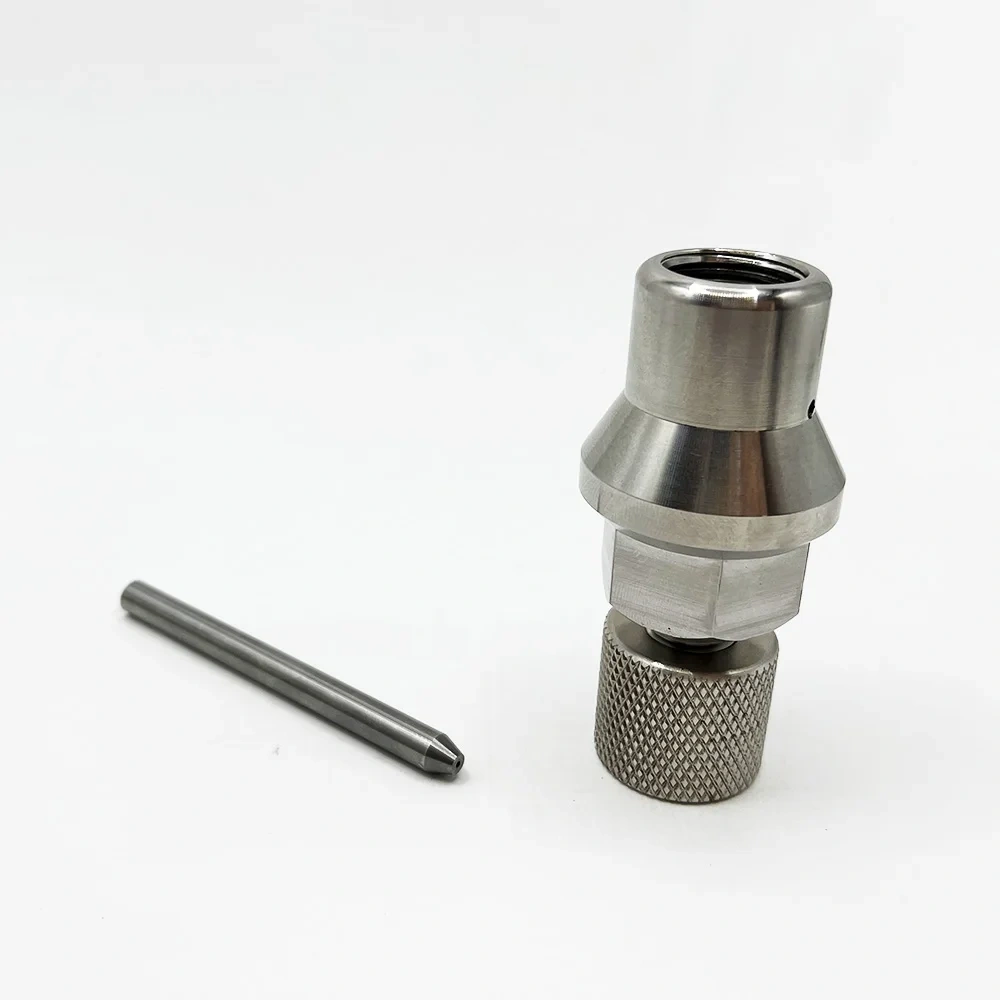 For YC Waterjet Cutter Head Parts Abrasive Intet Body With Nozzle For YC Water Jet Cutting Head Mixing Chamber For On/Off Valve