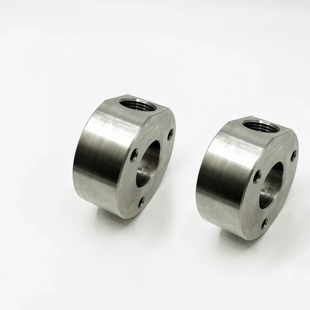 Water Jet Accessories Parts Round 3/8" On/Off Valve High-pressure Collar Mounting Block Waterjet Cutter Head 002895-1 100040-4