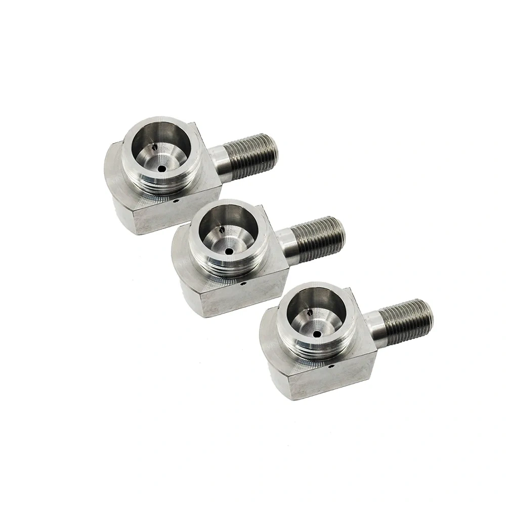 Waterjet Cutting Head Parts 87K On/Off Valve Cutting Head Adapter 90 Degree 044866-1 Water Jet Cutting 90 DEG XD Valve Body