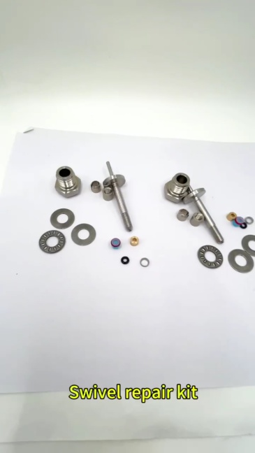 Waterjet Swivel Parts 87K 1/4" Swivel Maintenance Kit 015093-1 Water Jet Swivel Rebuild Kits 90° Swivel Repair Kit 1/4 in. 100K