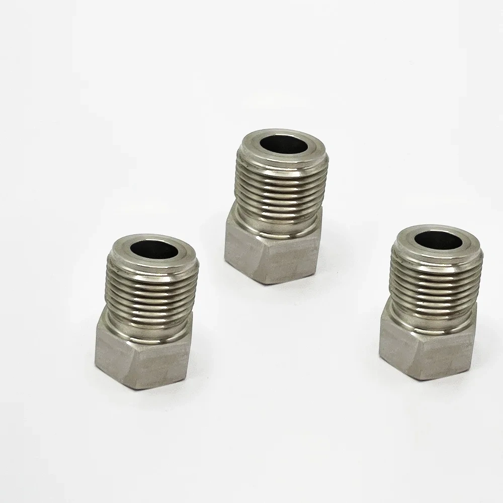 Water Jet Parts Stainless Steel Valve Nut For Nozzle Tube Pure Waterjet Cutting Head Pneumatic Valve Gland Nut BV701184 49894249