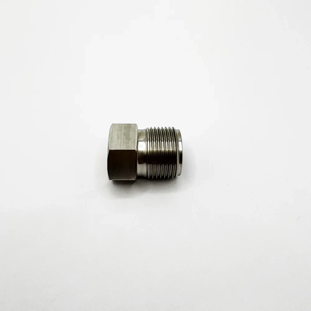 Water Jet Parts Stainless Steel Valve Nut For Nozzle Tube Pure Waterjet Cutting Head Pneumatic Valve Gland Nut BV701184 49894249