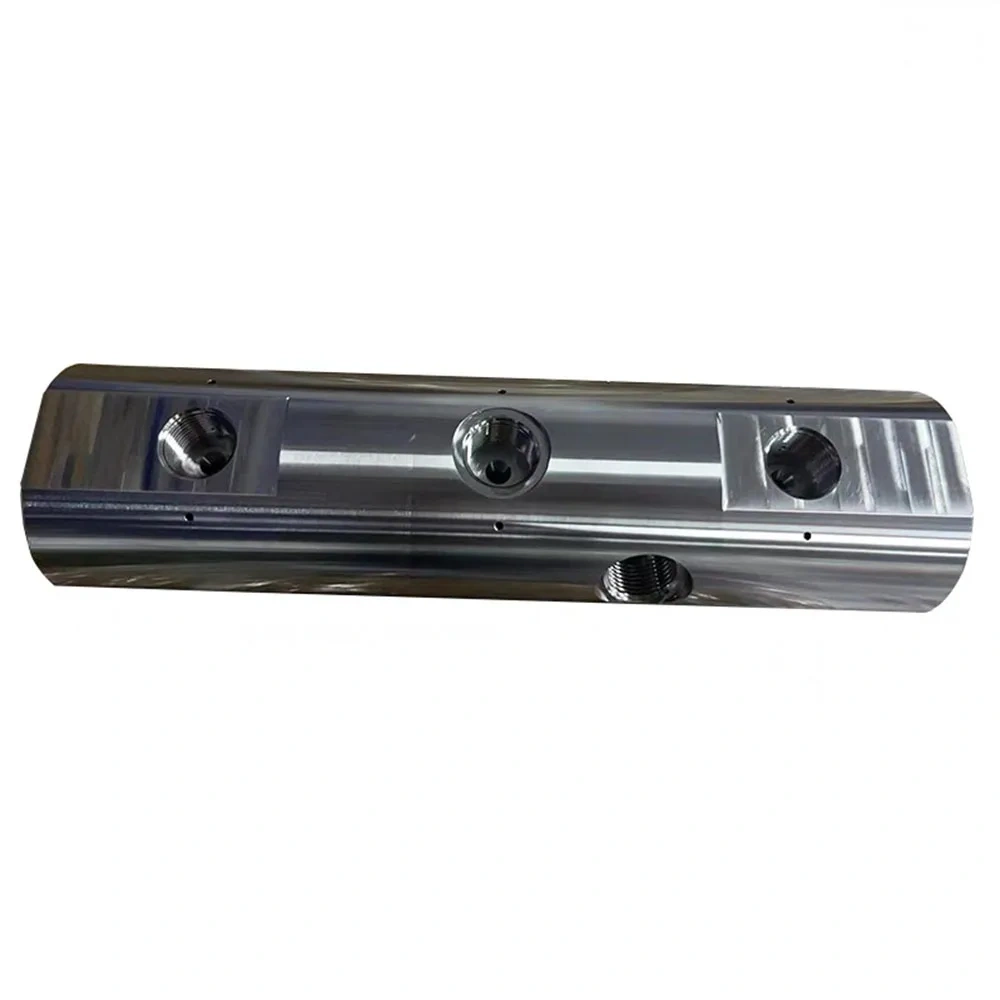 Waterjet Cutting Head Machine Parts Mainfold WTR Hyplex Prime Water Jet Intensifier Hydraulic Manifold Outlet End Cap 049583-1