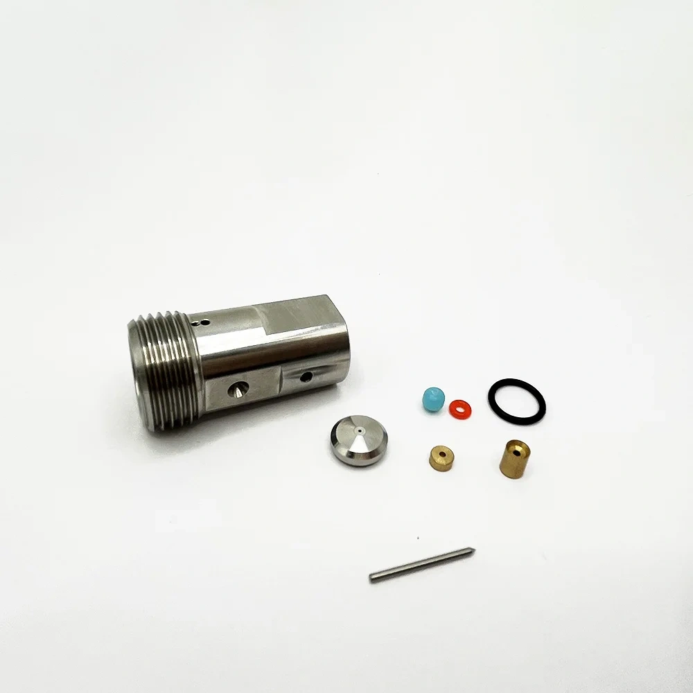 100048-4 Replaces 710866-1 Water Jet Cutter Head Mini-On/Off Valve - Valve Body, 60k Waterjet Accessory Parts Mini Valve Body