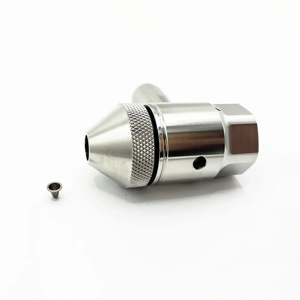 204779500 Waterjet Parts Abrasive Nozzle Assembly LH IDE II Diamond Cutting Head With Short Stop Filter 20477950012 20477950010