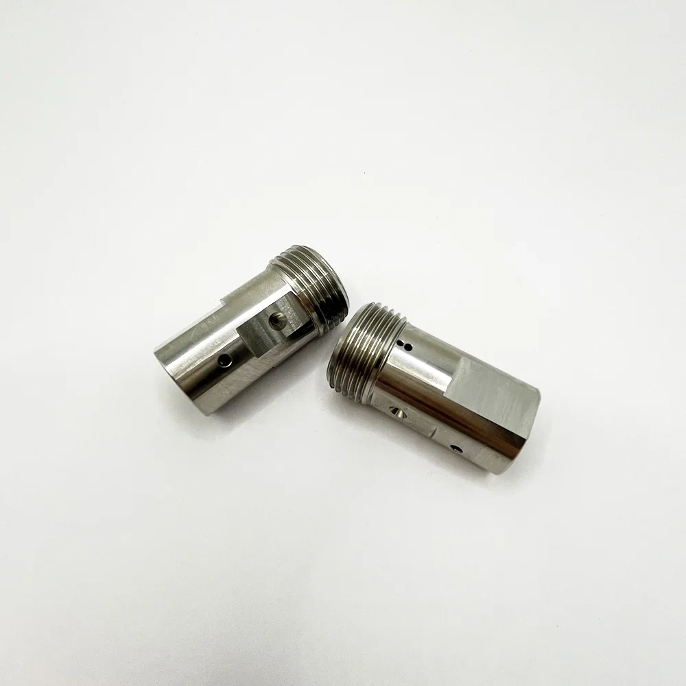 100048-4 Replaces 710866-1 Water Jet Cutter Head Mini-On/Off Valve - Valve Body, 60k Waterjet Accessory Parts Mini Valve Body