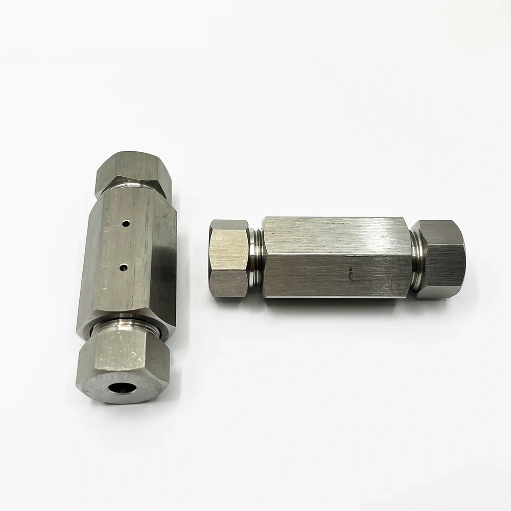 60K Waterjet Cutting Head 1/4'' HP Straight Coupling Assembly High Pressure Coupling 1/4 In A-0784-1 FT60F4433 10014293 49864200