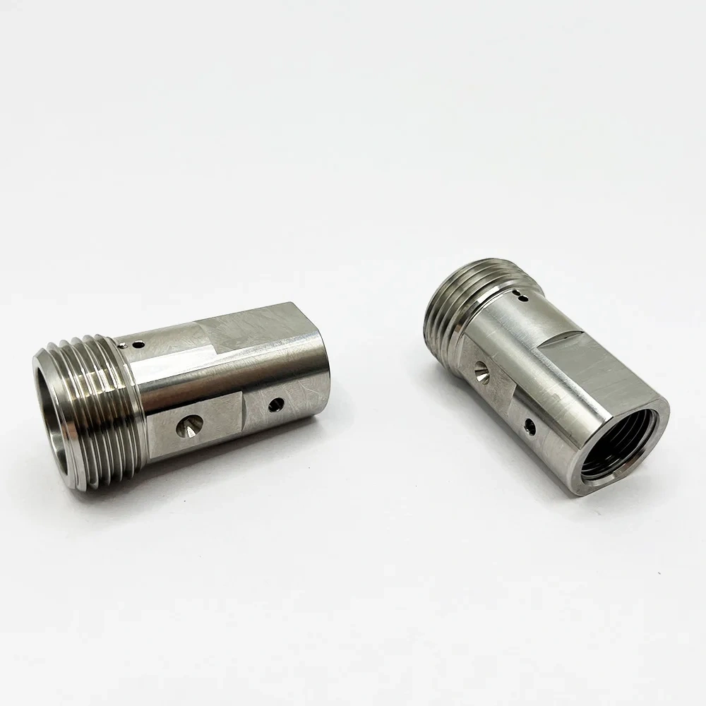 100048-4 Replaces 710866-1 Water Jet Cutter Head Mini-On/Off Valve - Valve Body, 60k Waterjet Accessory Parts Mini Valve Body