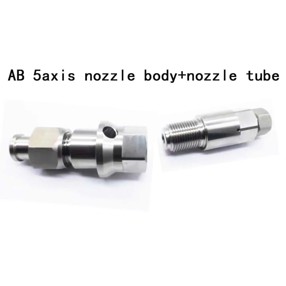 Hot Sales AB 5axis Waterjet Cutter Head Five Axis AB Nozzle Body Water Jet Cutting Head Machine Part Mixing Chamber For AB5 Axis