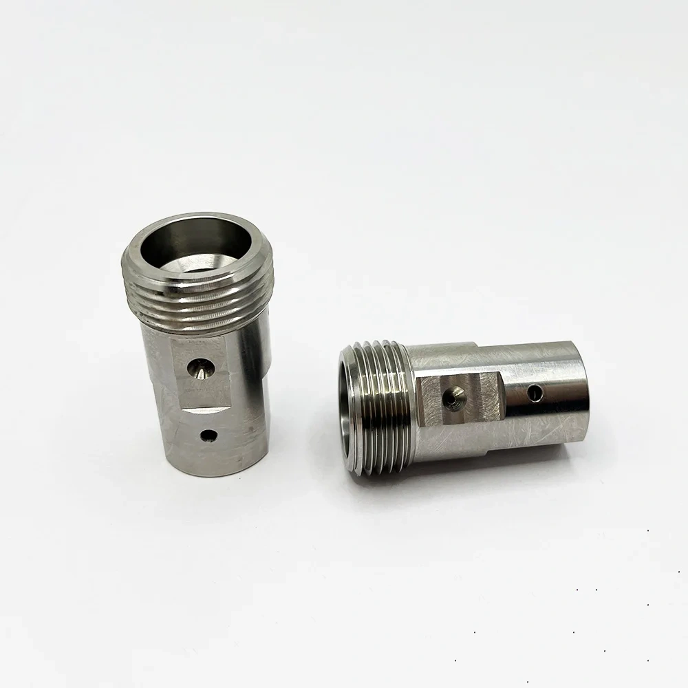 100048-4 Replaces 710866-1 Water Jet Cutter Head Mini-On/Off Valve - Valve Body, 60k Waterjet Accessory Parts Mini Valve Body