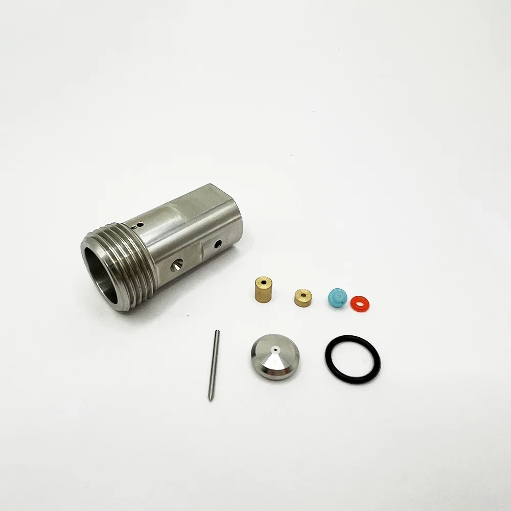 100048-4 Replaces 710866-1 Water Jet Cutter Head Mini-On/Off Valve - Valve Body, 60k Waterjet Accessory Parts Mini Valve Body